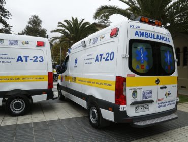 Entregan cuatro ambulancias para el traslado de pacientes del Hospital Gustavo Fricke de Viña del Mar