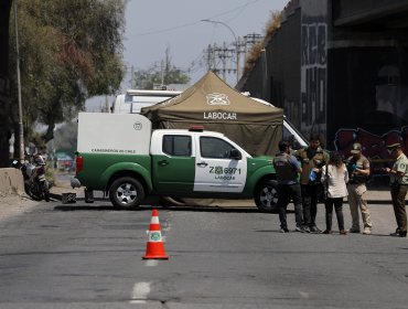 Motociclista murió tras ser baleado y posteriormente atropellado por un camión en Maipú