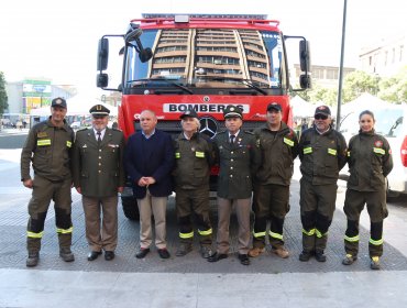 Bomberos de Puchuncaví cuentan con nuevo carro para enfrentar emergencias forestales