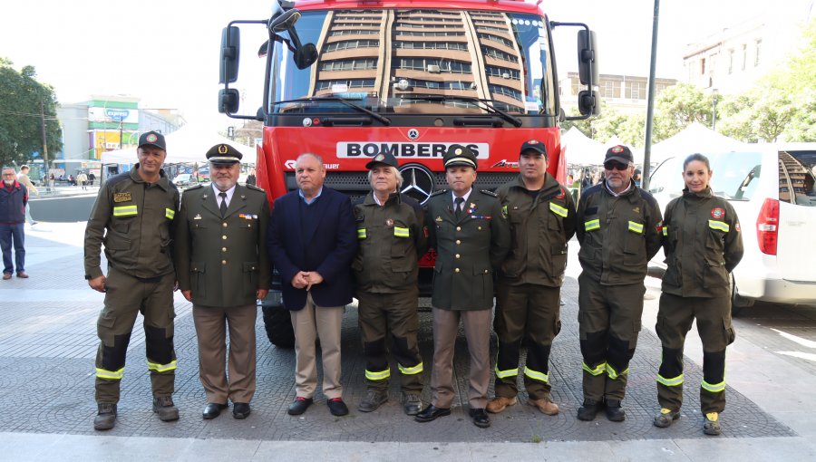 Bomberos de Puchuncaví cuentan con nuevo carro para enfrentar emergencias forestales