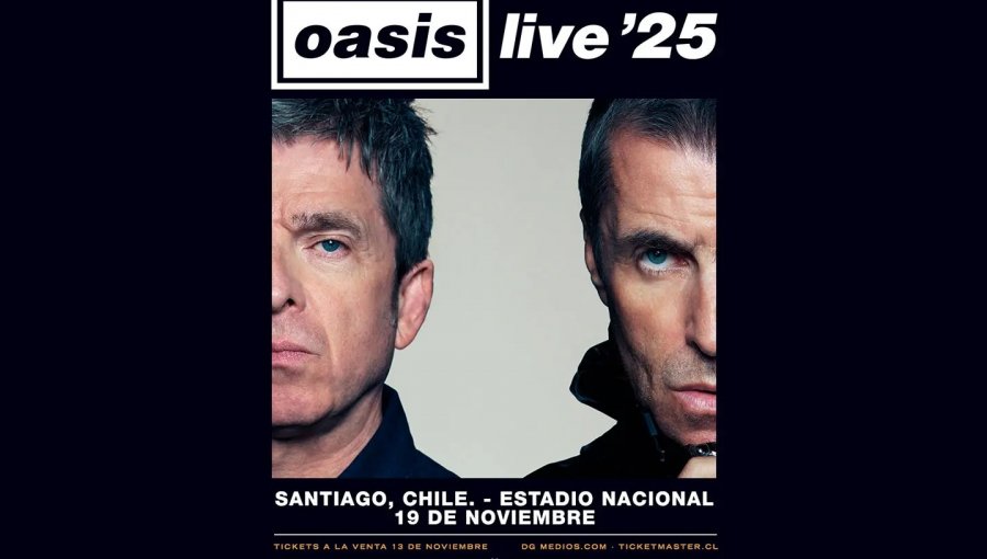 Después de 16 años: Oasis vuelve a Chile en noviembre del 2025