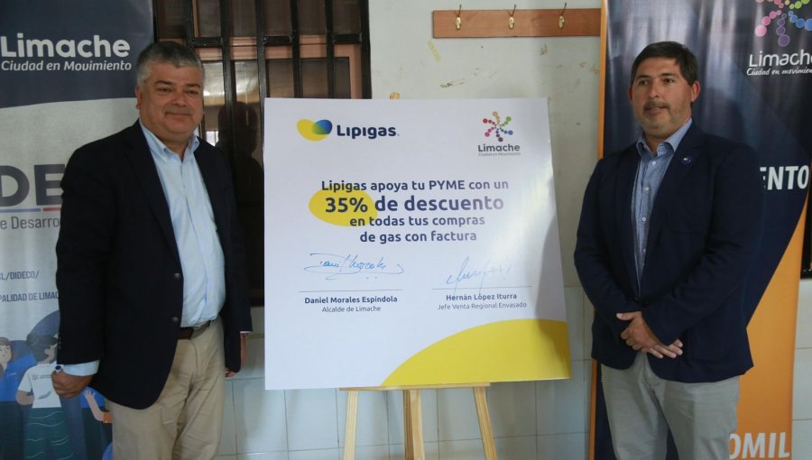 Vecinos y Pymes de Limache podrán optar a comprar gas más barato tras convenio suscrito entre el Municipio y Lipigas