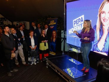 María José Hoffmann lanza campaña por la segunda vuelta: "Tenemos que derrotar al Frente Amplio en su cuna, en Valparaíso"