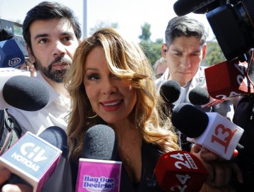 Cathy Barriga en su llegada a la audiencia de reformalización: "Quien es inocente, siempre está tranquila"