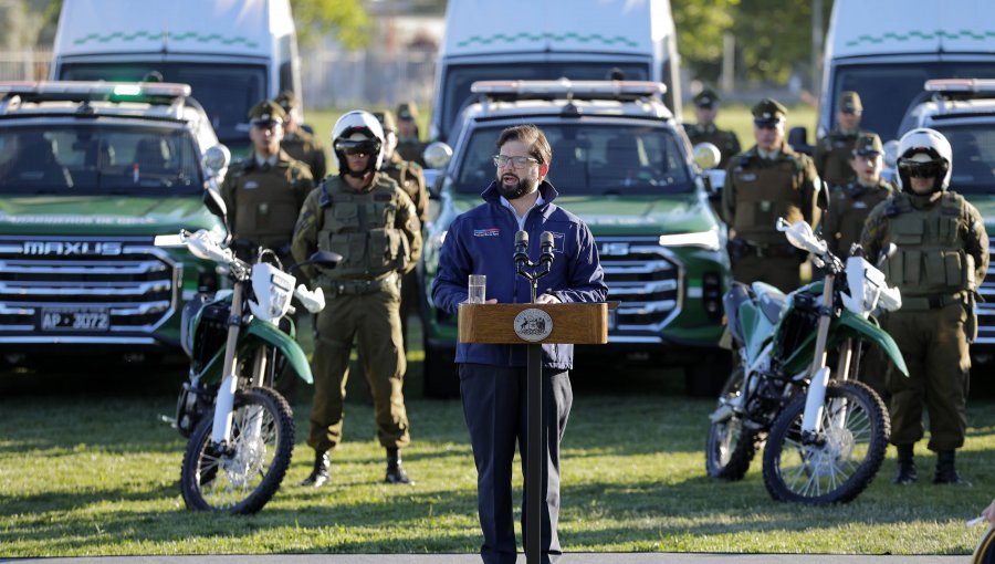 Presidente Boric y el crimen organizado: “Los delincuentes esperan que nos debilitemos"