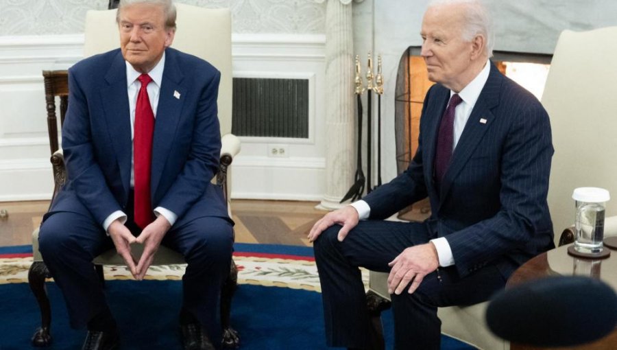 Joe Biden recibe a Donald Trump en la Casa Blanca y reitera su compromiso con una "transición suave"