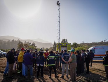 Siete alertas SAE se activaron por incendios forestales en la V Región: Senapred destaca que se hizo "con la mayor anticipación posible"