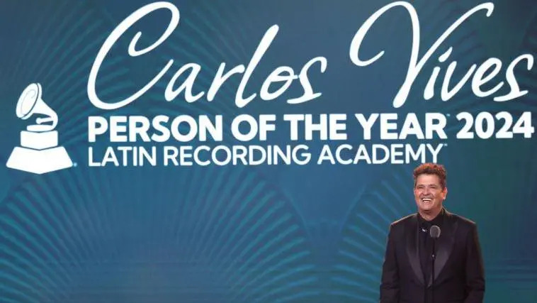 Carlos Vives fue declarado como la Persona del Año en los Latin Grammy de 2024