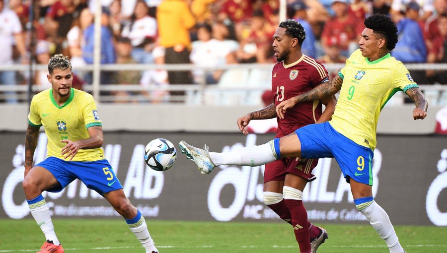 Venezuela rescata un trabajado empate ante Brasil y llegará con confianza a enfrentar a Chile