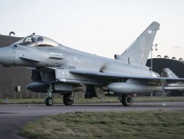 Reino Unido despliega aviones de combate tras detectar un bombardero ruso cerca del espacio aéreo británico