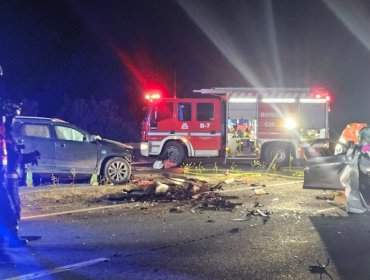 Trágico accidente en Ruta del Itata: Hay cinco fallecidos y tres lesionados