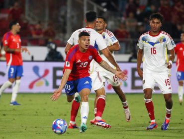 Uno a uno de la Roja: Lucas Cepeda anotó un doblete y fue la figura de Chile ante Venezuela