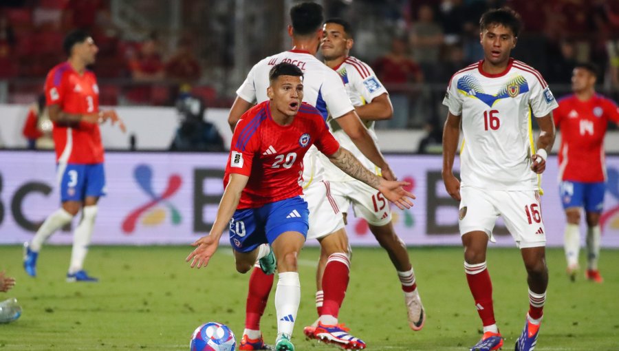 Uno a uno de la Roja: Lucas Cepeda anotó un doblete y fue la figura de Chile ante Venezuela