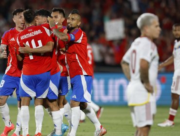 Chile toma oxígeno en las Clasificatorias tras remontar y golear a Venezuela en el Estadio Nacional