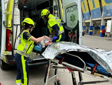 Equipos de salud realizan simulacro de olas de calor e incendios en Viña del Mar