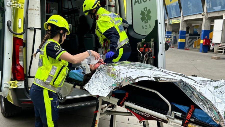 Equipos de salud realizan simulacro de olas de calor e incendios en Viña del Mar