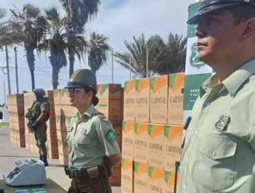 Capturan a tres contrabandistas de cigarrillos en Arica que lavaban activos comprando oro