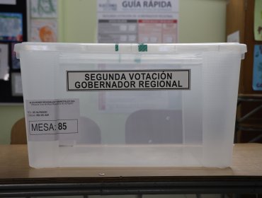 Regiones de Valparaíso y Metropolitana concitan la mayor atención para la segunda vuelta de gobernadores