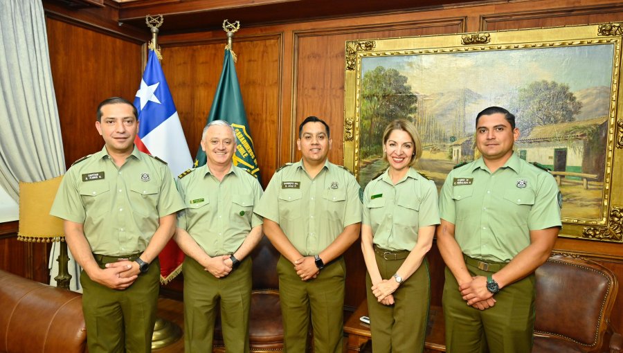 General director destacó a Carabineros de La Cruz que lideraron procedimiento de rescate en el río Aconcagua