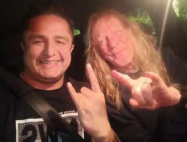 Conductor de Uber chileno trasladó a guitarrista de Iron Maiden: "El mejor día de mi vida"