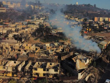 Diputados de Valparaíso refuerzan tesis que detrás del megaincendio de febrero hay una "posible organización criminal"