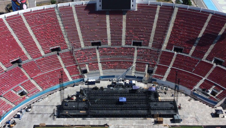 Trabajador falleció mientras desmontaba el escenario de los conciertos de Iron Maiden en el Estadio Nacional