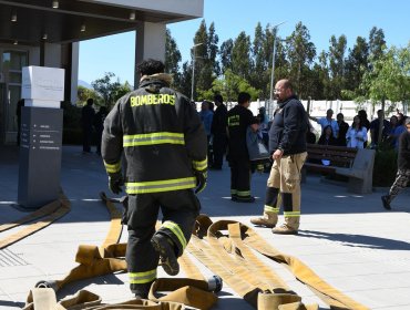 Simulacro de incendio en el Hospital San José de Casablanca movilizó a 70 funcionarios