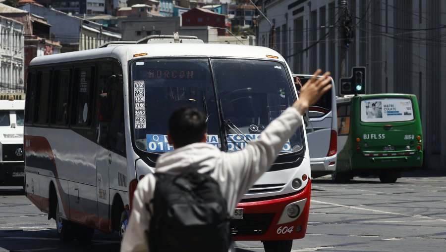 Gran Valparaíso: Tarifas de buses subirán $10 a partir del 9 de diciembre