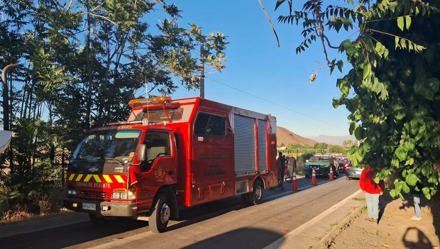 Un fallecido deja colisión de un microbús a un ciclista en la comuna de Santa María