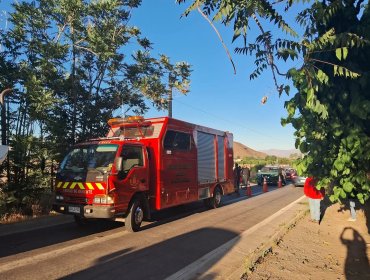 Un fallecido deja colisión de un microbús a un ciclista en la comuna de Santa María