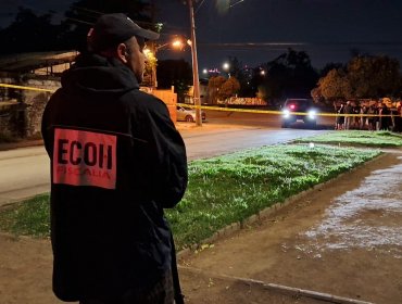 Ataque a balazos en Estación Central deja un hombre muerto y a su sobrino en riesgo vital