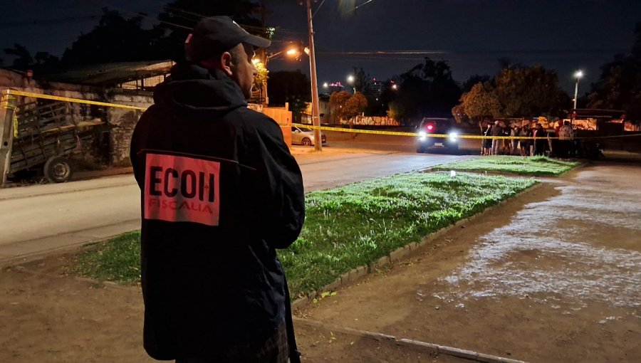 Ataque a balazos en Estación Central deja un hombre muerto y a su sobrino en riesgo vital