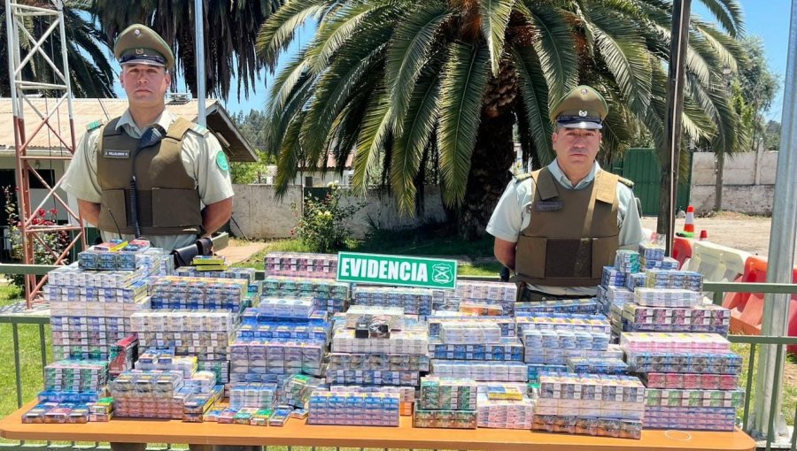 Dos personas fueron detenidas por robo a camión repartidor de cigarros y receptación de vehículo en Puchuncaví