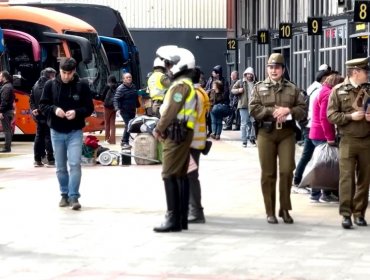 Carabineros lidera reunión de seguridad para fortalecer la seguridad en el sector del Rodoviario de Valparaíso