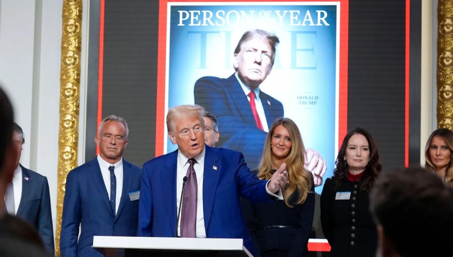 Revista Time nombra por segunda vez a Donald Trump como la "Persona del Año"