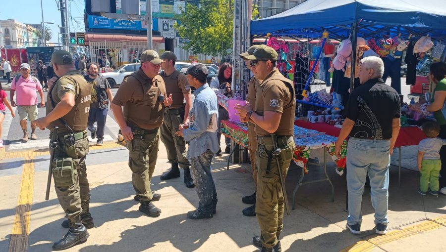 «Ronda Impacto» en el plan de Valparaíso deja tres personas detenidas y 80 controles