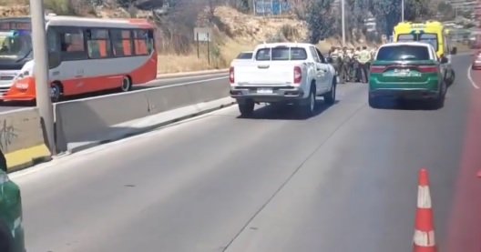 Motorista fallece en accidente en Camino Troncal en Viña del Mar