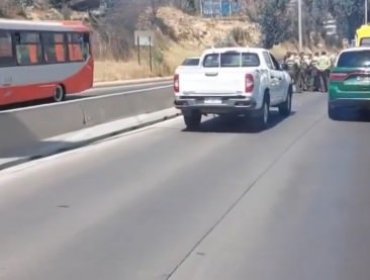 Motorista fallece en accidente en Camino Troncal en Viña del Mar