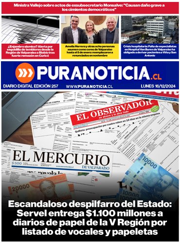 Edición 257 Lunes 16 de Diciembre del 2024