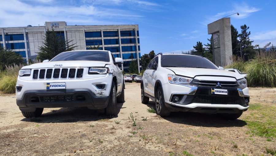 PDI recupera dos automóviles robados en Valparaíso: vehículos fueron clonados y utilizados para cometer otros ilícitos