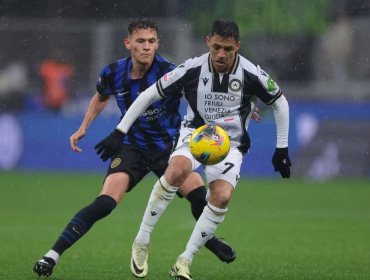 Alexis Sánchez y Damián Pizarro debutaron en Udinese en la derrota ante Inter por Copa Italia