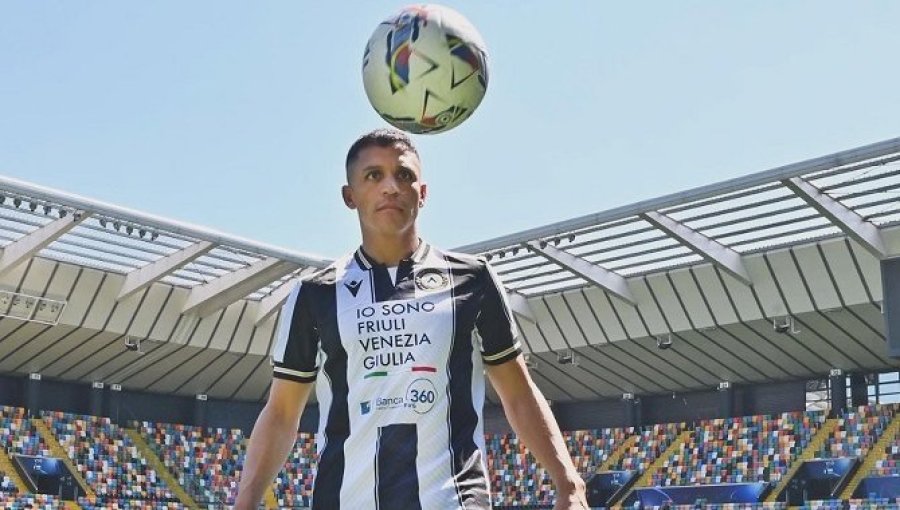 Alexis Sánchez podría redebutar en Udinese enfrentando al Inter de Milán por Copa Italia