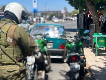 Carabineros detuvo a siete personas en controles y patrullajes realizados en Concón: cinco de ellos por robo en vehículos