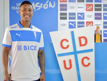 Jhojan Valencia en su presentación en la UC afirma que "el fútbol chileno es más competitivo que la MLS"