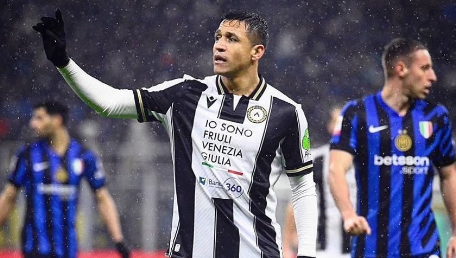 Prensa italiana y redebut de Alexis Sánchez en Udinese: "Definitivamente fuera de fase"