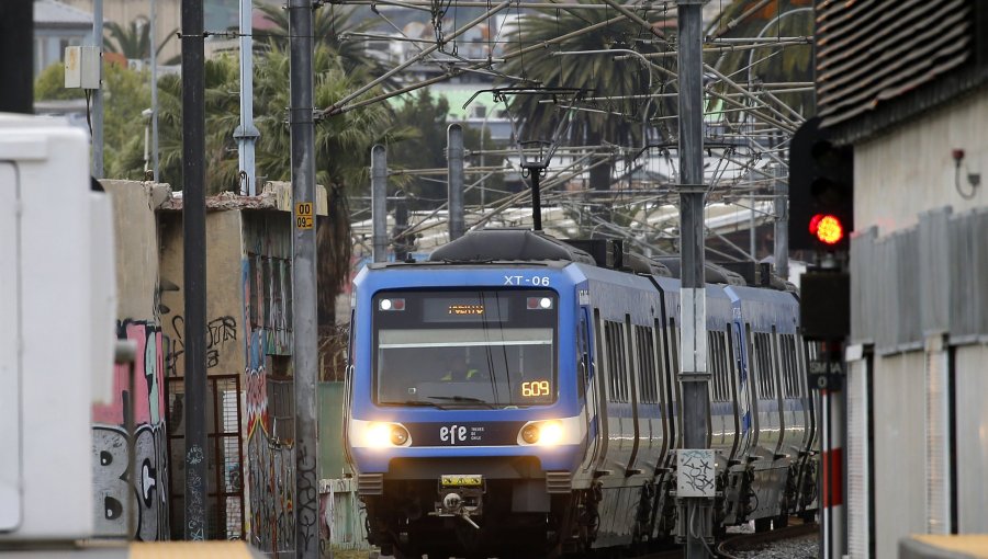 Tren Limache-Puerto tendrá extensión horaria y servicio especial para Año Nuevo