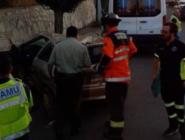 Una persona perdió la vida tras volcamiento de un vehículo en el sector Agua Santa de Viña del Mar