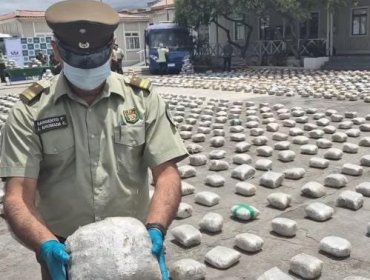 Carabineros incauta el cargamento de droga más grande registrado en Antofagasta: Más de 2 mil kilos de marihuana