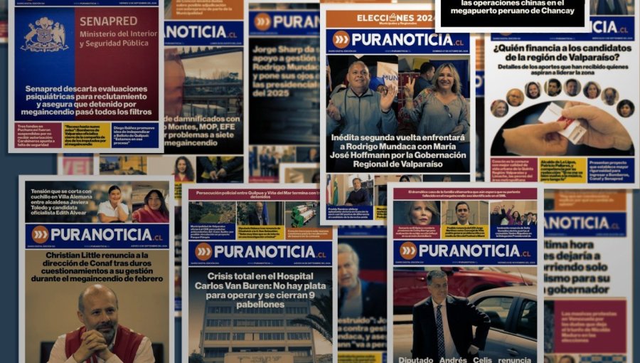 Adiós 2024: Cronología de las noticias que impactaron al país y a la región de Valparaíso durante el segundo semestre del año