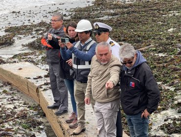 Piden al MOP aplicar "instrumento de emergencia" para reparar borde costero dañado por las marejadas en Algarrobo